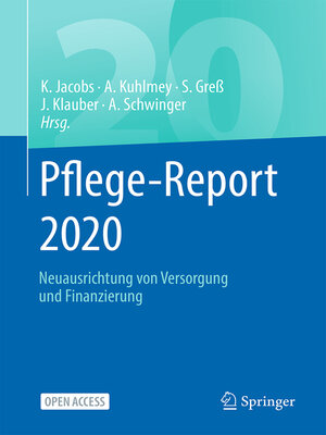 cover image of Pflege-Report 2020